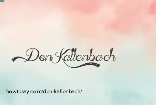 Don Kallenbach