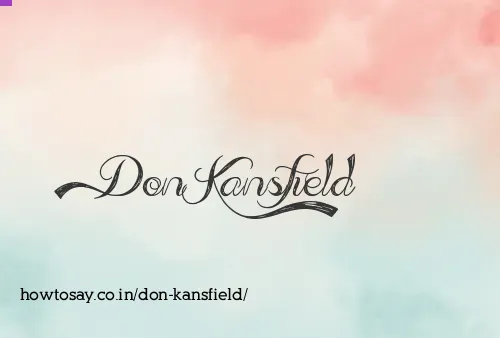 Don Kansfield