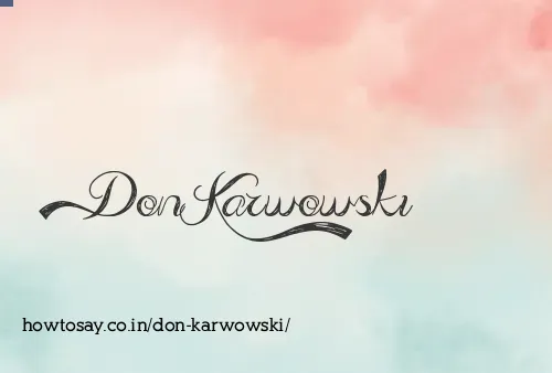 Don Karwowski