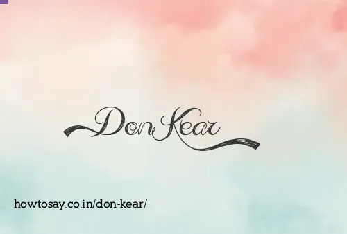 Don Kear