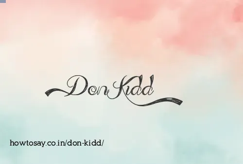 Don Kidd