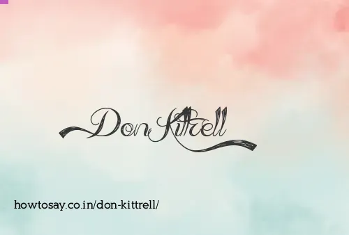 Don Kittrell