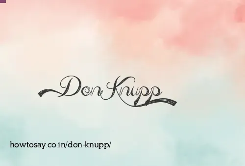 Don Knupp