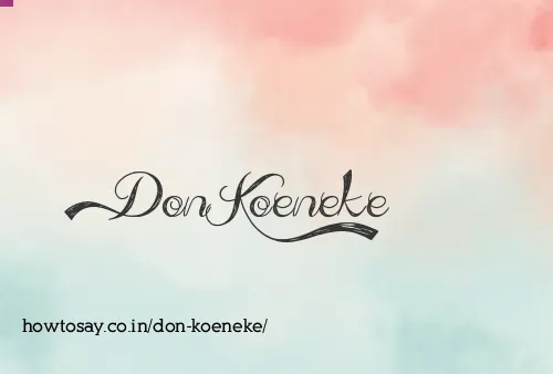 Don Koeneke