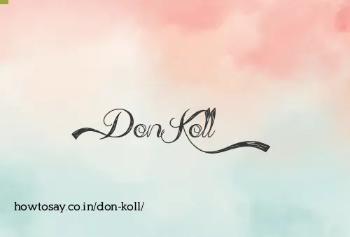 Don Koll