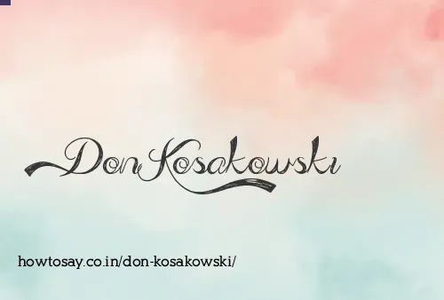 Don Kosakowski