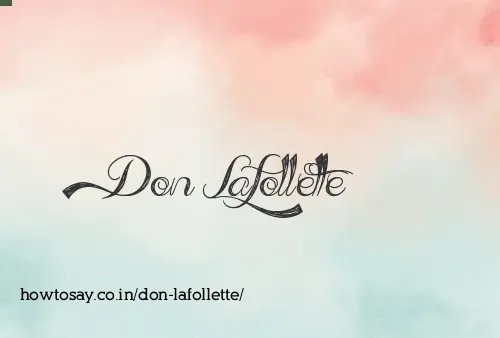 Don Lafollette