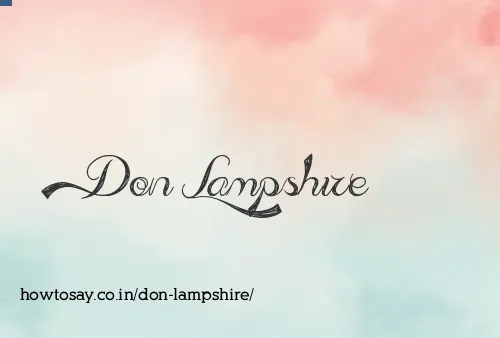 Don Lampshire