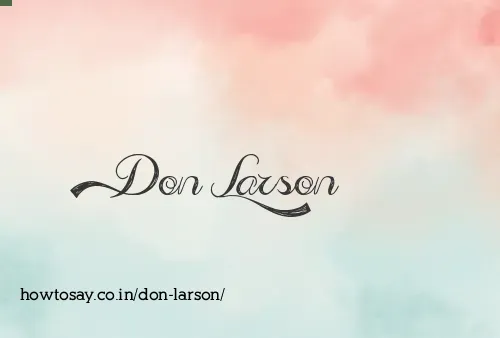 Don Larson