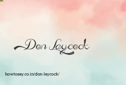 Don Laycock
