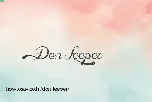 Don Leeper