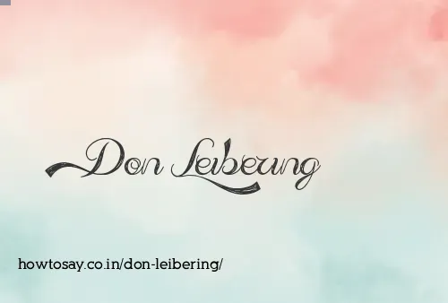 Don Leibering