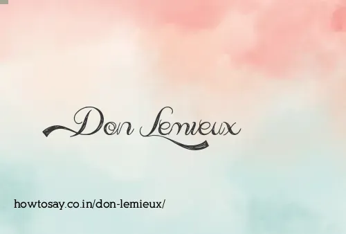 Don Lemieux