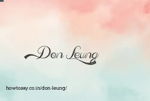 Don Leung