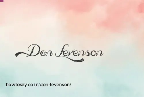 Don Levenson