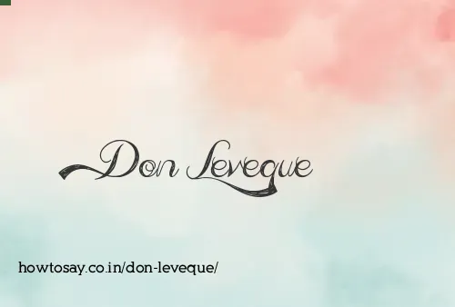 Don Leveque