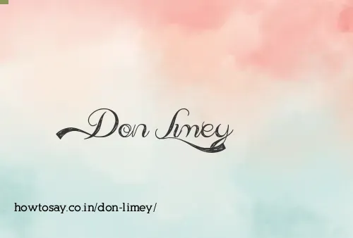 Don Limey