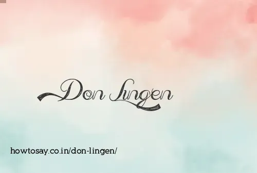 Don Lingen