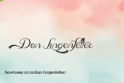 Don Lingenfelter