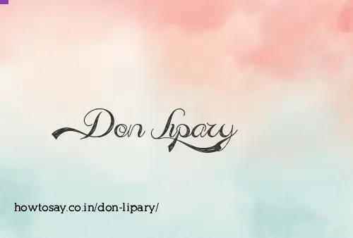 Don Lipary