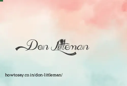Don Littleman