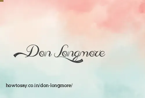 Don Longmore
