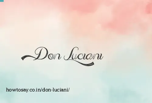 Don Luciani