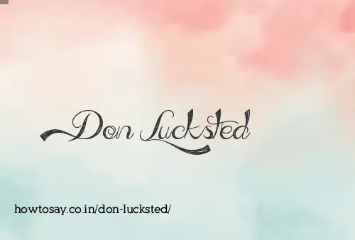 Don Lucksted