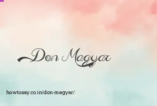 Don Magyar