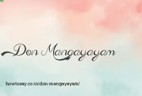 Don Mangayayam