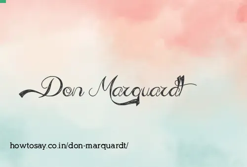 Don Marquardt
