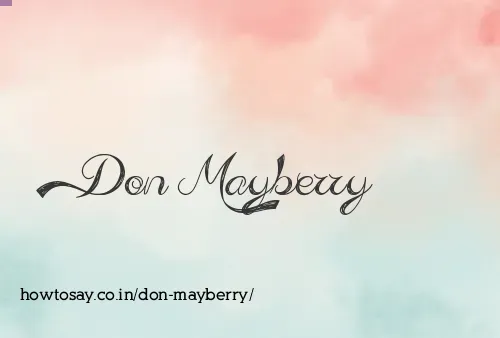 Don Mayberry