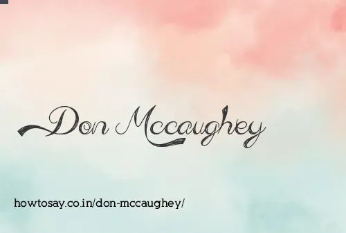 Don Mccaughey