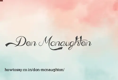 Don Mcnaughton
