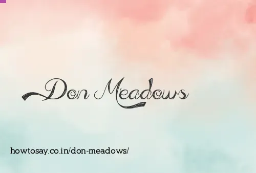 Don Meadows