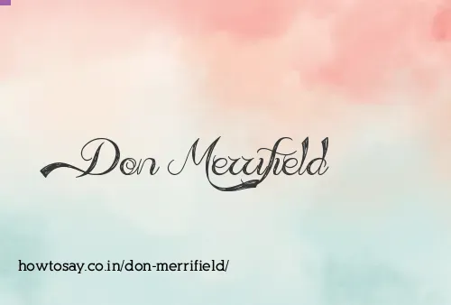Don Merrifield