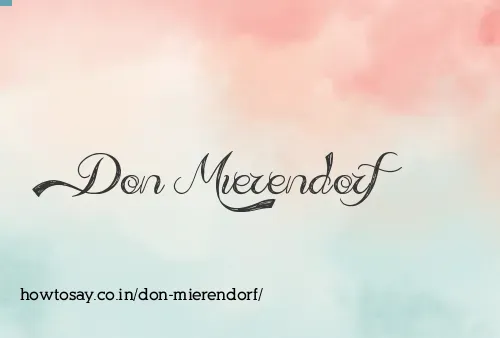 Don Mierendorf