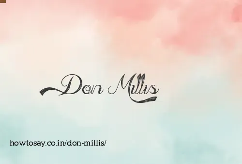 Don Millis
