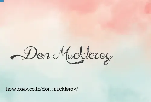 Don Muckleroy