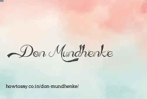 Don Mundhenke