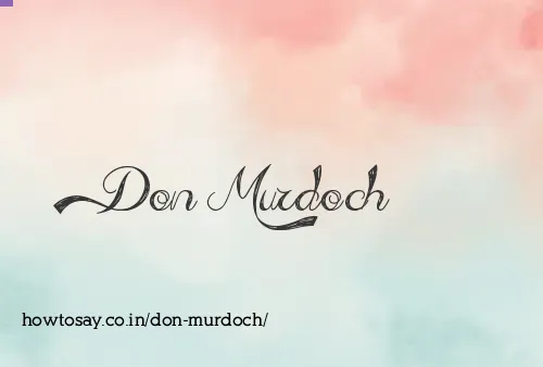Don Murdoch