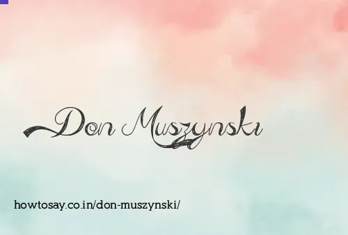 Don Muszynski