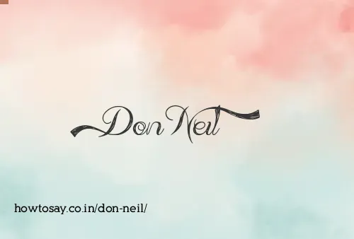 Don Neil