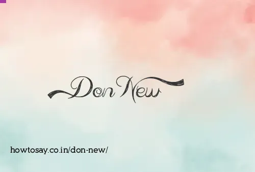 Don New