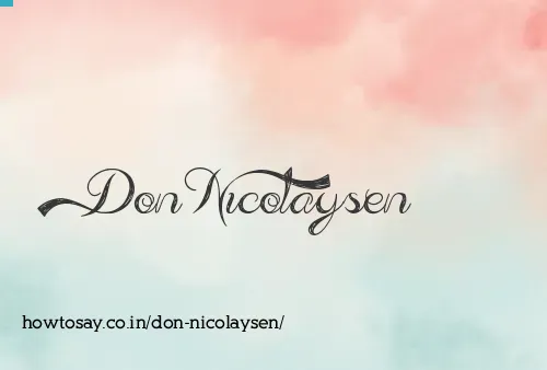 Don Nicolaysen