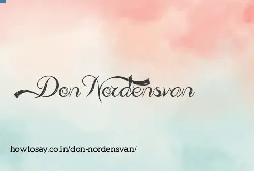 Don Nordensvan