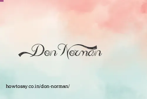 Don Norman