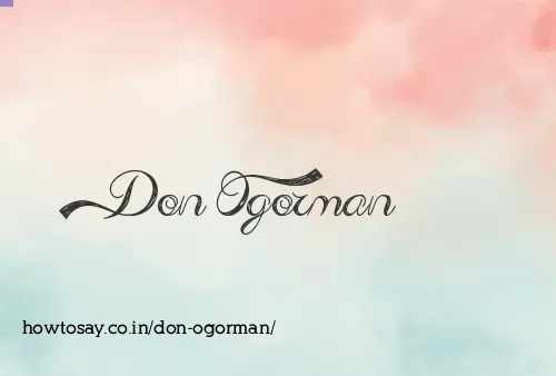 Don Ogorman