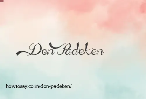 Don Padeken