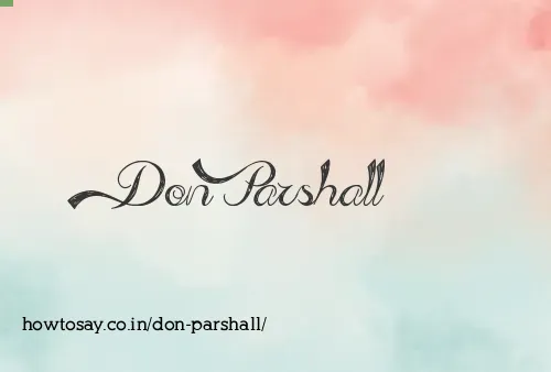 Don Parshall